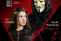 Cartel para V de Vendetta, teatro